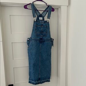 Denim Overall Dress